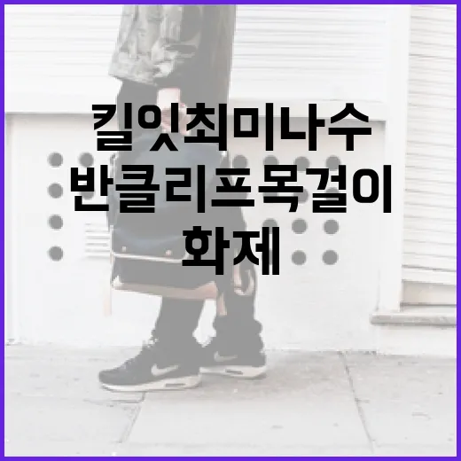 킬잇 최미나수의 반클리프 목걸이, 왜 이렇게 화제일까? - 요약