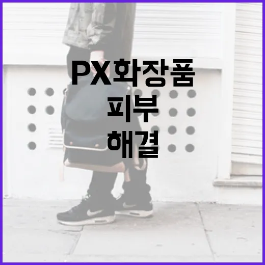 피부 고민 해결! PX 화장품 활용법 - 요약
