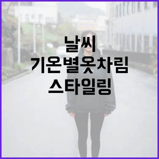 기온별 옷차림: 날씨에 맞춰 스타일링하는 방법 - 요약