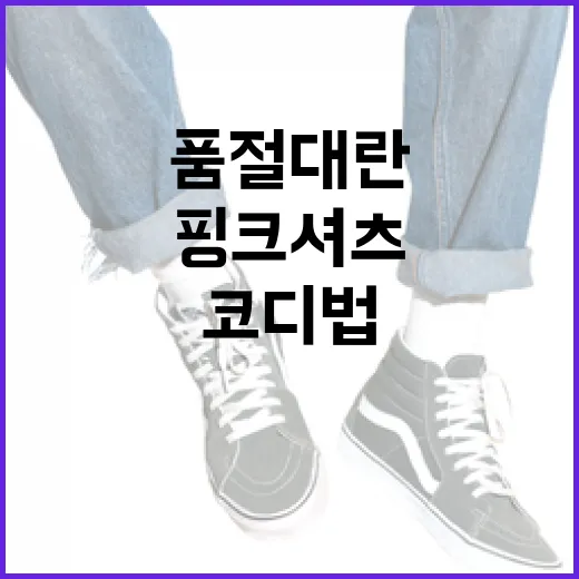 핑크셔츠 품절 대란 속, 스타일리시한 코디법 - 요약