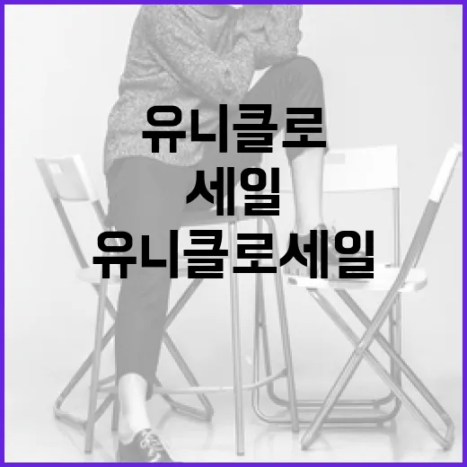 유니클로 세일을 알차게 누리는 방법 - 요약