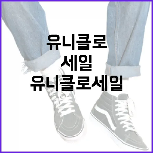 유니클로 세일을 알차게 즐기는 방법 - 요약