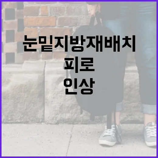 눈밑지방재배치로 피로한 인상 벗어나기: 방법과 팁 - 요약