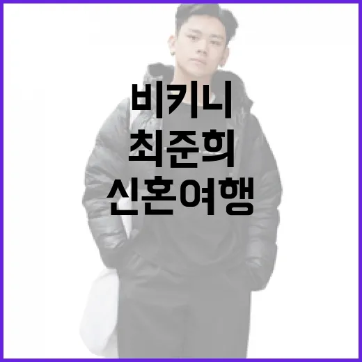 최준희의 신혼여행 비키니 패션, 이렇게 따라잡기 - 요약