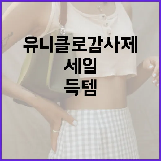 유니클로 감사제 세일에서 득템하는 방법 - 요약
