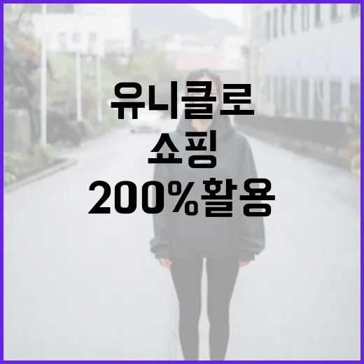 유니클로 쇼핑을 200% 활용하는 방법 - 요약