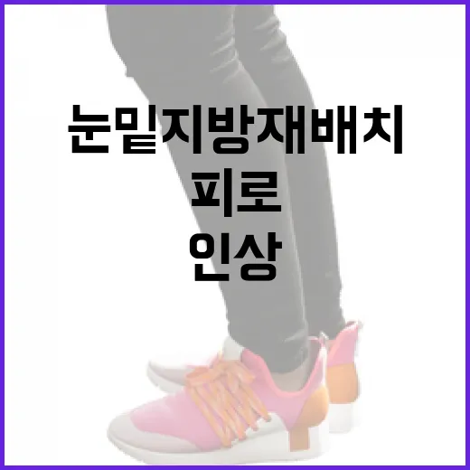 눈밑지방재배치로 피로한 인상을 개선하는 방법 - 요약