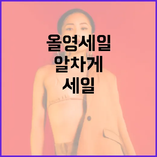 올영세일을 알차게 이용하는 방법 - 요약