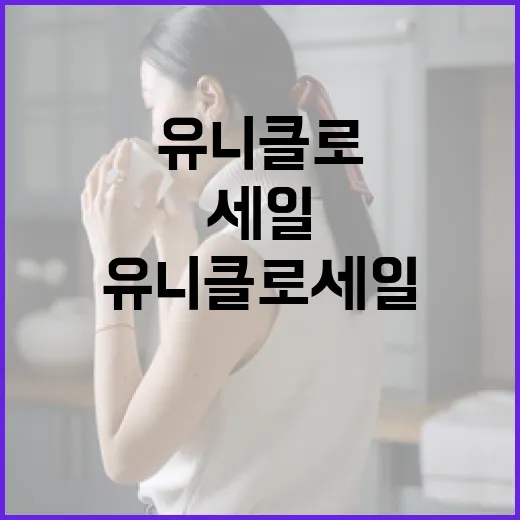 유니클로 세일 노하우: 알뜰 쇼핑의 비밀 - 요약