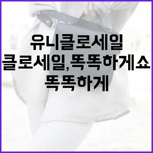 유니클로 세일, 똑똑하게 쇼핑하는 방법 - 요약