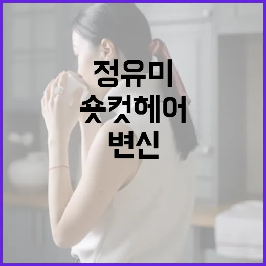 정유미처럼 숏컷 헤어로 변신하는 방법 - 요약