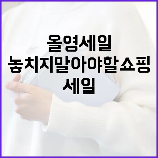 올영세일에서 놓치지 말아야 할 쇼핑 팁 - 요약