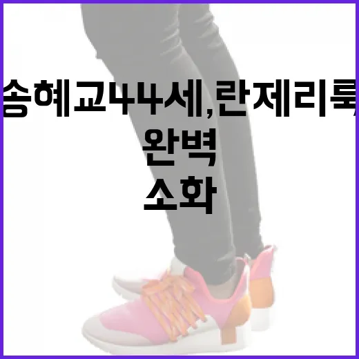송혜교 44세, 란…