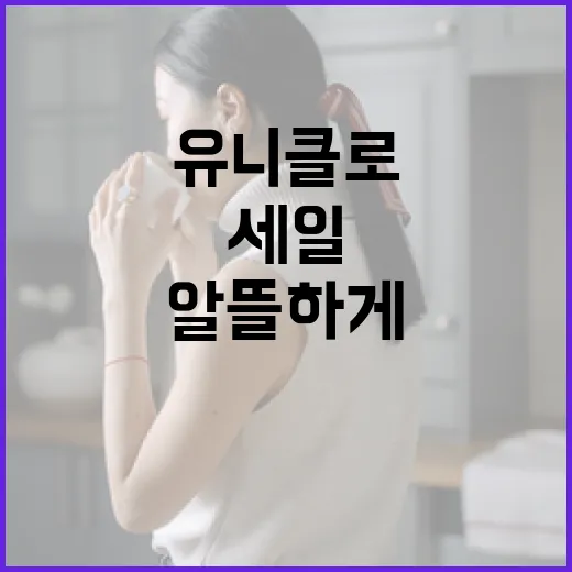 유니클로 세일을 알뜰하게 활용하는 방법 - 요약