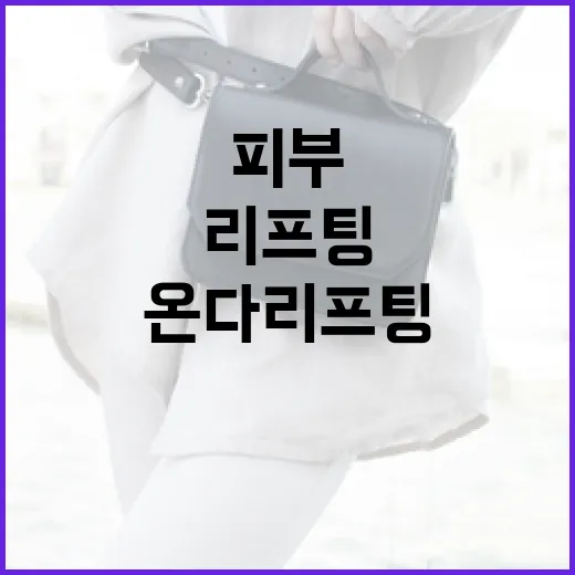 온다리프팅: 자연스럽게 탱탱한 피부 만드는 방법 - 요약