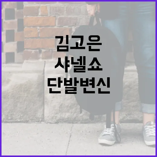 김고은의 샤넬쇼 단발 변신 비하인드: 당신도 도전해볼까? - 요약