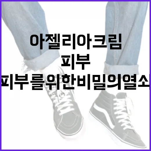 아젤리아크림, 피부를 위한 비밀의 열쇠 - 요약