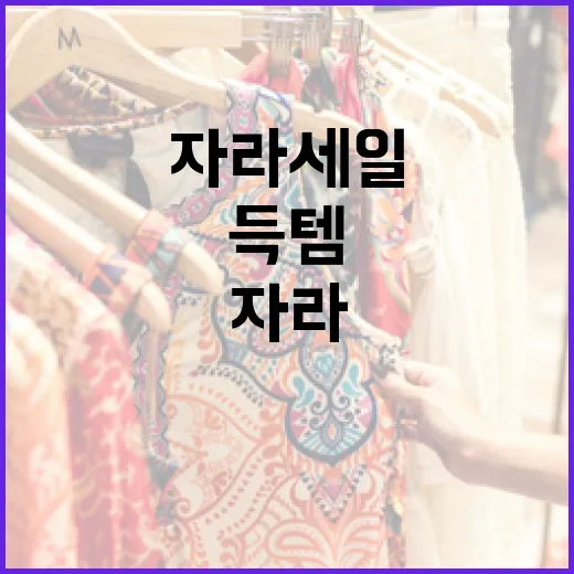 자라 세일에서 득템하는 방법 - 요약