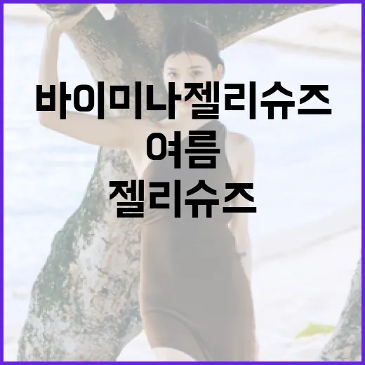 바이미나 젤리슈즈로 스타일리시하게 여름 보내기 - 요약