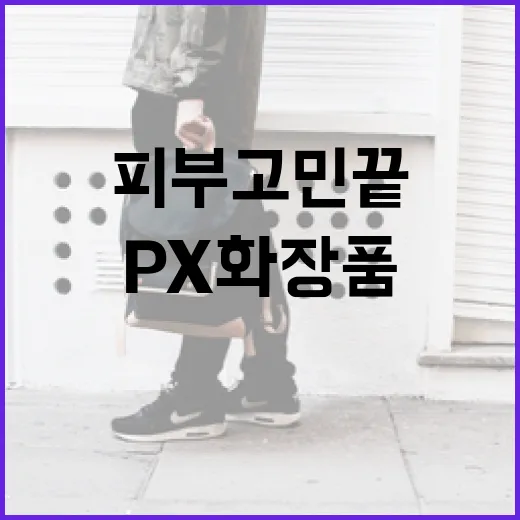 피부 고민 끝? PX 화장품 활용법 - 요약
