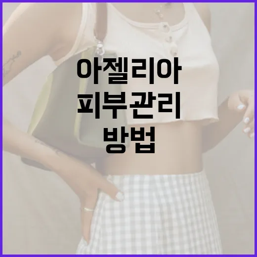 아젤리아크림으로 피부 관리하는 방법 - 요약
