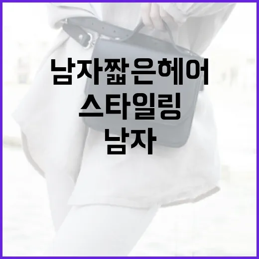 남자 짧은 헤어 스타일링, 이렇게 하면 멋져 보여요 - 요약