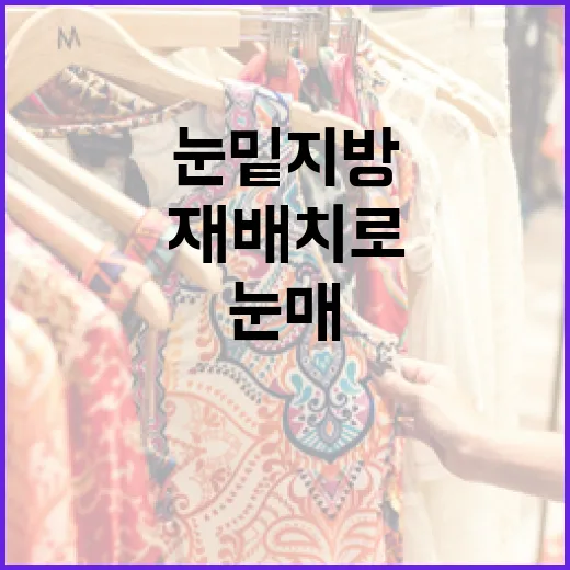 눈밑지방재배치로 생기 있는 눈매 만들기 - 요약