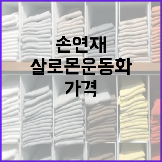 손연재처럼 스타일리시하게! 살로몬 운동화 가격 파헤치기 - 요약