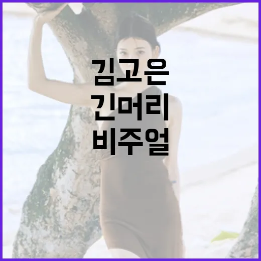 김고은의 긴머리 비주얼, 어떻게 관리할까? - 요약