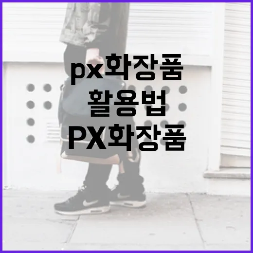 피부가 좋아하는 px 화장품 활용법 - 요약
