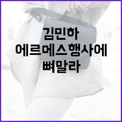 에르메스 행사에서 본 김민하의 뼈말라 비주얼 비결 - 요약