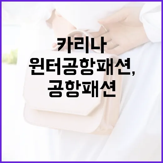 카리나의 윈터 공항패션, 이렇게 입어보자 - 요약