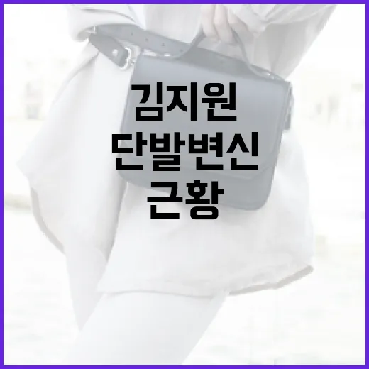 김지원의 단발 변신: 스타일 포인트와 근황 - 요약