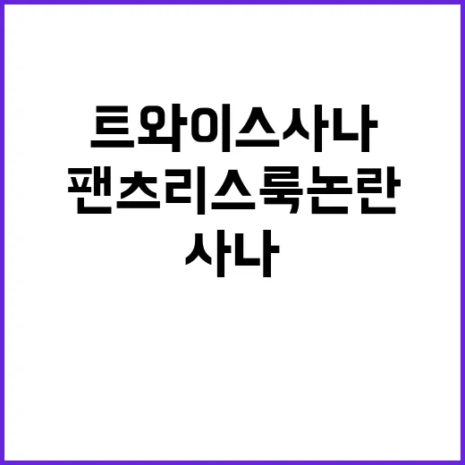 트와이스 사나의 팬츠리스룩 논란을 바라보는 새로운 시선 - 요약