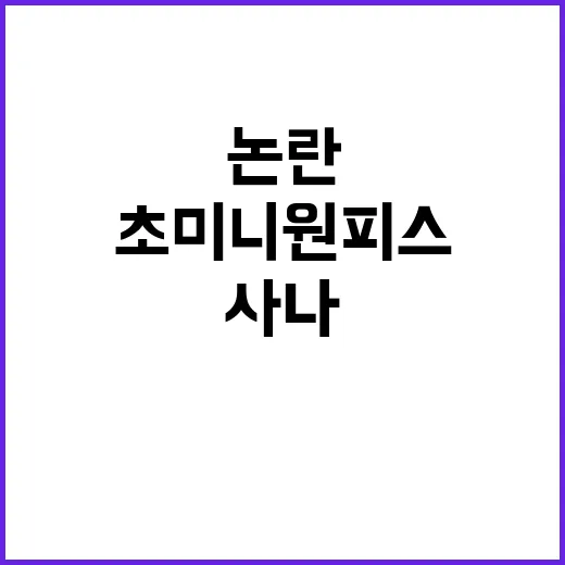 사나의 초미니 원피스 논란, 그 이면의 이야기 - 요약