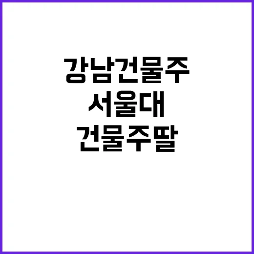 강남 건물주 딸의 서울대 패션 스타일 따라잡기 - 요약