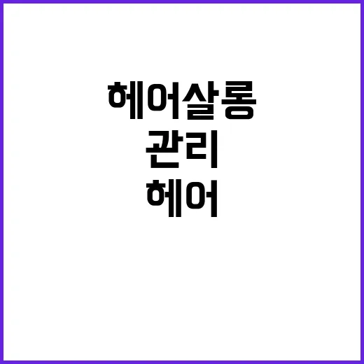 네일리스트가 헤어살롱을 자주 들여다봤더니 보인 손끝 관리의 진짜 이야기 - 요약
