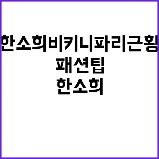 한소희 비키니 파리…