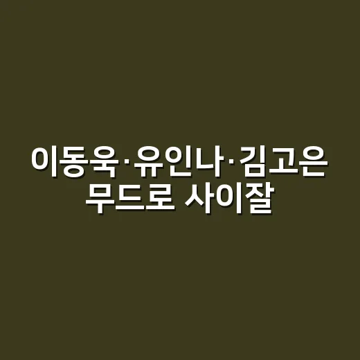 이동욱·유인나·김고은 무드로 사이잘 가방 들어봤더니, 손끝이 먼저 보였던 이야기 - 요약