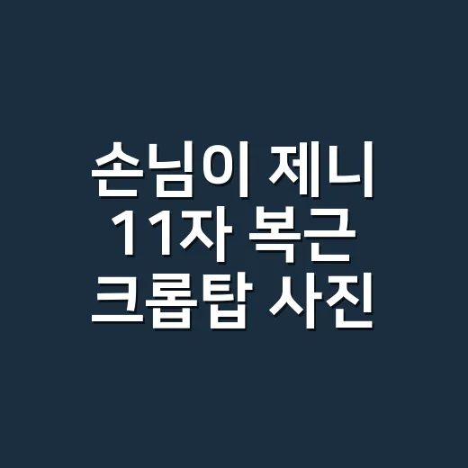 손님이 제니 11자 복근 크롭탑 사진 들고 왔을 때, 제가 같이 본 착장 포인트 - 요약
