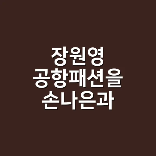 장원영 공항패션을 손나은과 비교해봤더니, 손끝까지 보이더라 - 요약