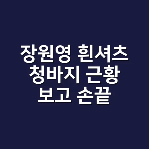 장원영 흰셔츠 청바지 근황 보고 손끝 컬러까지 떠올린 8년차 네일리스트 후기 - 요약
