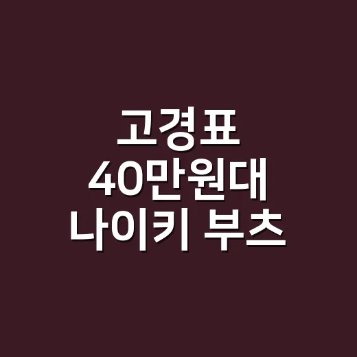 고경표 40만원대 나이키 부츠 보고 만든 겨울 네일 후기 - 요약