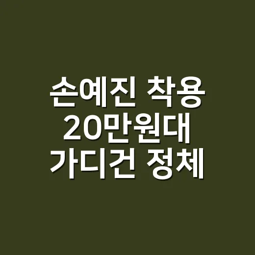 손예진 착용 20만원대 가디건 정체, 네일리스트 눈엔 색이 먼저 보였다 - 요약