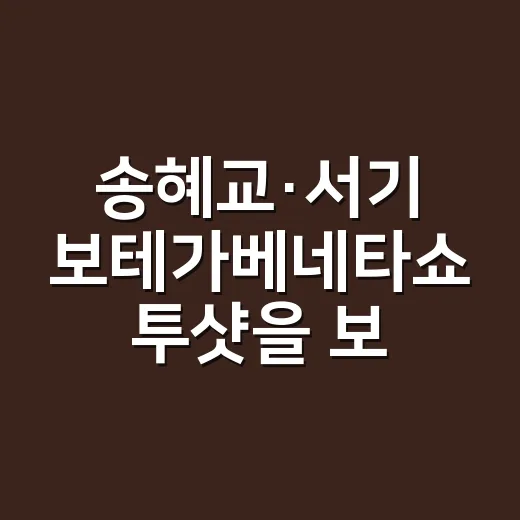 송혜교·서기 보테가베네타쇼 투샷을 보고 손끝 색부터 떠올린 8년차 네일리스트의 이야기 - 요약