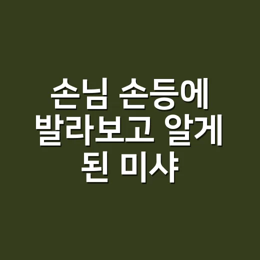 손님 손등에 발라보고 알게 된 미샤 쿠션 팩트의 진짜 사용감 - 요약