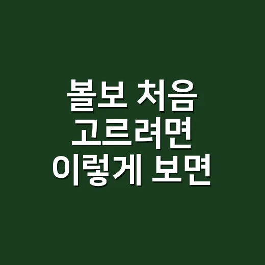 볼보 처음 고르려면 이렇게 보면 됩니다: 안전, 유지비, 모델 선택 방법 - 요약