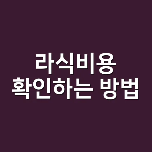 라식비용 확인하는 방법, 초보자라면 이렇게 비교하세요 - 요약