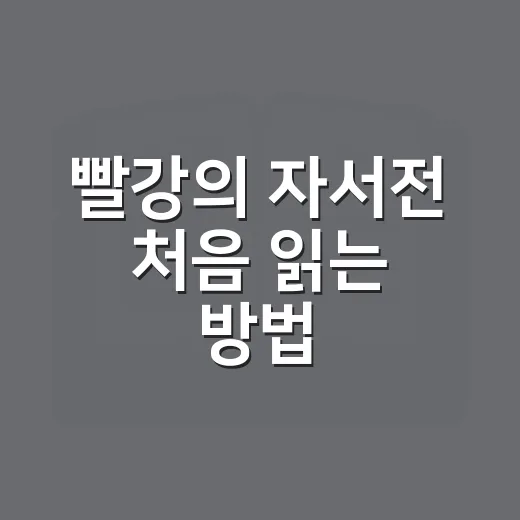 빨강의 자서전 처음 읽는 방법, 낯선 시소설과 친해지는 법 - 요약