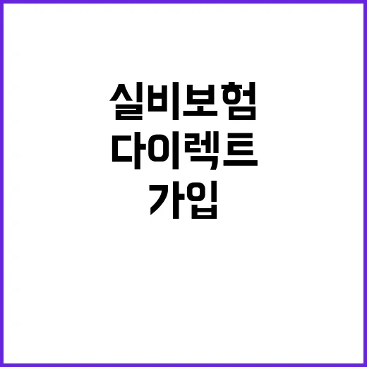 다이렉트실비보험 고르는 방법, 보험료만 보고 가입하지 않으려면 이렇게 - 요약